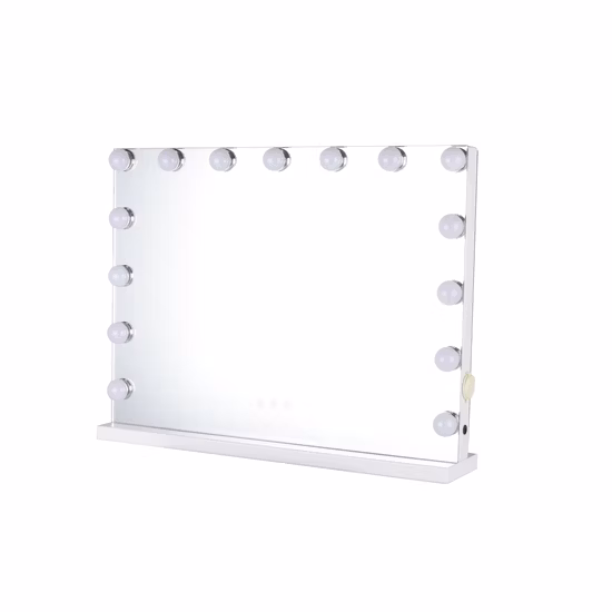 Factory Three Tones Hollywood Makeup Vanity Mirror Home Decoration 2 in 1 Large Dressing Mirror Gms5846