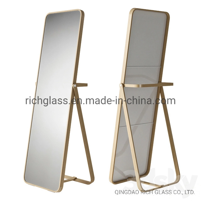 Wall Mirror Floor Dressing Full-Length Silver Mirror
