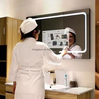 Magic Glass Mirror Wall Mounted Large LED LCD Light Mirror for Bathroom/Bath/Makeup/Fitness/Gym/Hotel/Smart Home/Wholesalehair Salon/Dressing/Display/Hollywood
