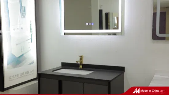 Bluetooth Defogger LED Wall Bathroom Smart Float Decorative Vanity Mirror